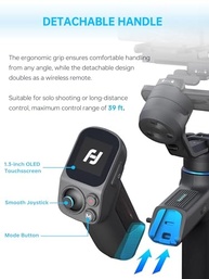 FeiyuTech SCORP Mini 3 Pro Kit: Gimbal com AI Tracking 4.0, Alça Removível e Acessórios Essenciais - imagem 5