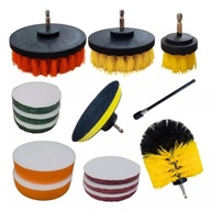 Kit Escovas para Limpeza Pesada com Parafusadeira - 14 Peças Profissionais - imagem 1