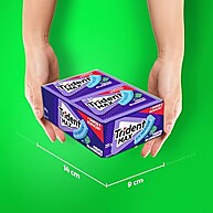 Chiclete Trident Max Menta Blueberry Sem Açúcar - Caixa com 14 unid. de 16,5g - imagem 3