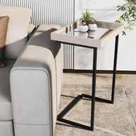 Mesa Lateral para Sofá com Bandeja Removível - Design Moderno e Versátil - imagem 1