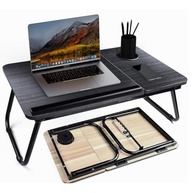 Mesa Suporte Notebook Portátil Ajustável com Base Metálica e Porta-Copos - imagem 2