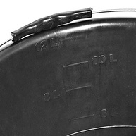 Balde Extraforte 12L Preto - Resistência Profissional com Design Moderno - imagem 3