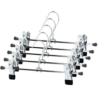 Kit 20 Cabides Presilha Metal Cromado Premium - Organize seu Guarda-Roupa com Estilo - imagem 1