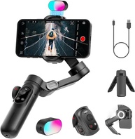 Estabilizador Gimbal 3 Eixos AOC~HUAN Smart X Pro com Tela OLED, Luz LED e Tripé - Leve suas Filmagens a Outro Nível! - imagem 2
