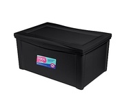 Caixa Organizadora Plástica 65L Preta - Modelo Radical com Design Moderno - imagem 2