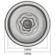 Chave de porca de bloqueio de roda 079 compatível com a série BMW Mini, (soquete OD 29 mm - ID 26 mm), adaptador de soquete de porca de trava de roda, ferramenta de remoção de porca antifurto - imagem 3
