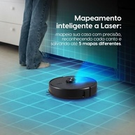 Robô Aspirador e Passa Pano Ropo Smart Laser Bivolt - Limpeza Inteligente com Navegação a Laser - imagem 4