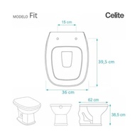 Assento Sanitário Fit Plus Soft Close com Sistema Antibacteriano – Polipropileno Premium Branco - imagem 3