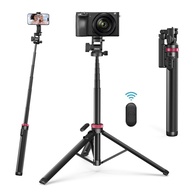Tripé ULANZI MT-78: Selfie Stick Extensível de 1.85m com Cabeça de Bola 360° e Suporte para Celular - imagem 1