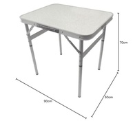 Mesa Dobrável de Alumínio com Tampo MDF 90x60cm – Leve, Resistente e Versátil - imagem 4