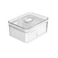 Organizador com Cesto Duplo 2,2L Clear Fresh - Armazenamento Transparente e Moderno - imagem 2