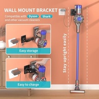 Suporte de Parede Ajustável para Aspiradores Shark e Dyson - Compatível com Vários Modelos - imagem 4
