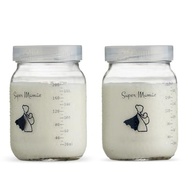 Kit com 14 Potes de Vidro para Leite Materno 200ml com Graduação - Segurança e Pureza na Amamentação - imagem 3
