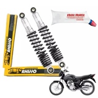Combo Amortecedor Traseiro Rhino + Graxa para Honda CG Titan Fan 125 (2000-2008) - imagem 2