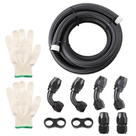 Kit Linha de Combustível 12AN maXpeedingrods: Mangueira Trançada Nylon e Conexões de Alta Performance - imagem 1