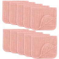 Comfy Cubs Panos para Arrotar Musselina 6 Camadas - Pacote com 10 Unidades Grandes em 100% Algodão Macio e Ultra Absorvente - imagem 1