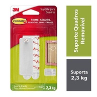 Suporte para Quadros 3M Command - Adesivo Removível sem Danos, Grande, Branco - imagem 3