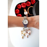Relógio Feminino Prata Mini Belle Silver 24mm – Elegância Compacta - imagem 2