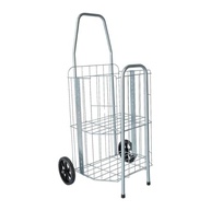 Carrinho de Feira Dobrável Reforçado 60kg - Compacto e Ágil para Compras - imagem 2