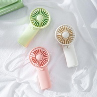 Mini Ventilador Portátil Rosa com Cordão - Ultra Silencioso e Compacto - imagem 3