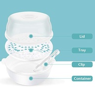Esterilizador a Vapor para Micro-ondas - 6 Mamadeiras, Sem BPA, Seguro e Compacto para Viagens - imagem 5