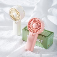 Mini Ventilador Portátil Rosa com Cordão - Ultra Silencioso e Compacto - imagem 1