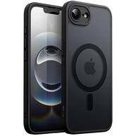 JETech Capa Magnética para iPhone 16e 6.1" (2025) Compatível MagSafe - Fina, Antichoque e Fosca Translúcida (Preta) - imagem 2