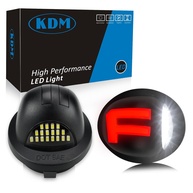 Luz de Placa LED Neon OLED Vermelho "F" KDM - Compatível com Ford F150, Ranger, Explorer e Mais - imagem 1