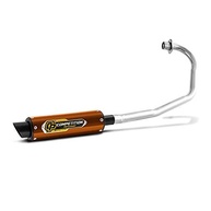 Escapamento Pro Tork Competition Curva Cromada para Fan 160 / Start 160 - Som Esportivo e Design Premium - imagem 3