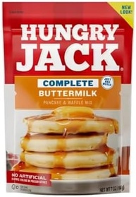 Massa Completa Para Panquecas E Waffles Mix Hungry Jack Original Buttermilk 198g - imagem 3