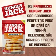 Massa Completa Para Panquecas E Waffles Mix Hungry Jack Original Buttermilk 198g - imagem 4