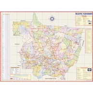 Mapa Escolar Multimapas 245: Mato Grosso Completo e Detalhado - imagem 3