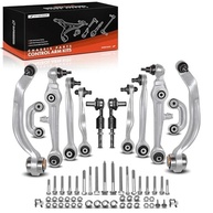 Kit Completo Braço de Controle Suspensão + Junta Esférica para Audi A4, A6, S4 e VW Passat - 13 Peças A-Premium - imagem 2