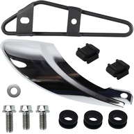 Protetor de Escape Cromado para Honda NXR Bros 125/150 (2003-2008) - Kit Completo - imagem 1