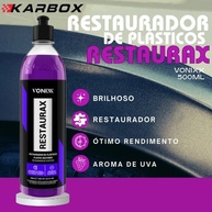 Kit Completo Lavagem e Tratamento Moto Vonixx + Razux + Karbox: Brilho e Proteção Impecáveis - imagem 5
