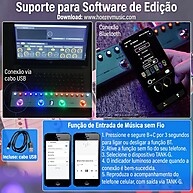 M-VAVE Tank-G: Pedal Multiefeitos Completo - imagem 2