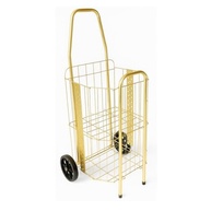 Carrinho de Feira Dobrável Reforçado 60kg - Compacto e Ágil para Compras Diárias (Dourado) - imagem 2