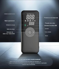 Compressor de Ar Portátil CARSUN Digital LCD: Pneus Cheios e Emergências Resolvidas! - imagem 2