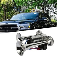 Buzina de Ar 12V 600DB para Caminhão e Carro: Som Super Alto com Compressor Duplo - imagem 3