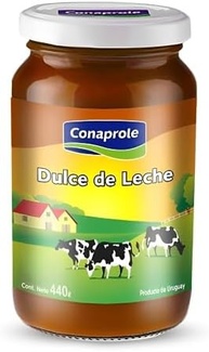 Conaprole Doce De Leite 440G Doce De Leite Uruguaio Tradicional Marrom Tradição Do Uruguai Desde 1935 Pote Reciclável De Vidro - imagem 1
