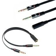 Cabo Adaptador P2 Macho para P3 Fêmea: Conecte Seu Microfone e Fone em 18cm! - imagem 5