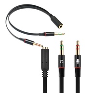 Cabo Adaptador P2 Macho para P3 Fêmea: Conecte Seu Microfone e Fone em 18cm! - imagem 1