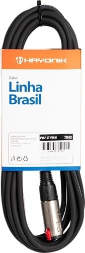 Cabo Extensor P10 Macho x Fêmea Estéreo HAYONIK 5m - Conexão Profissional de Áudio - imagem 3