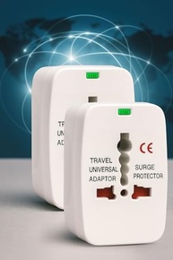 Kit 2 Adaptadores de Tomada Universal Bivolt: Sua Conexão Global em 150 Países! - imagem 2