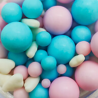 Confeito Decorativo Fairy Sprinkles Azul/Rosa/Branco – Transforme Seus Doces em Obras de Arte - imagem 1