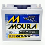 Bateria Estacionária Moura 12V 18Ah (12MVA-18) para Nobreak e UPS - Segurança e Confiabilidade - imagem 1
