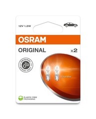 Lâmpada Osram Standard 2825 W5W 12V 5W - Iluminação Auxiliar Original e Confiável - imagem 4