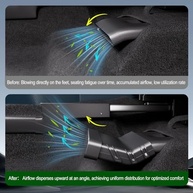 Defletor de Ventilação Traseira Ford Maverick 2022-2025: Conforto e Fluxo de Ar Otimizado - imagem 5