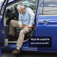 Maçaneta de Apoio para Carro: Segurança e Conforto para Idosos e Gestantes (Vermelho) - imagem 4