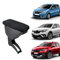 Apoio de Braço Premium para Sandero, Logan e Duster Outdoor - Conforto e Estilo em Tecido Preto - imagem 3